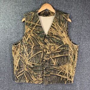 CC Filson Vest Men XL Camo Hunting Outdoor Rugged Twill Cruiser Mossy Oak